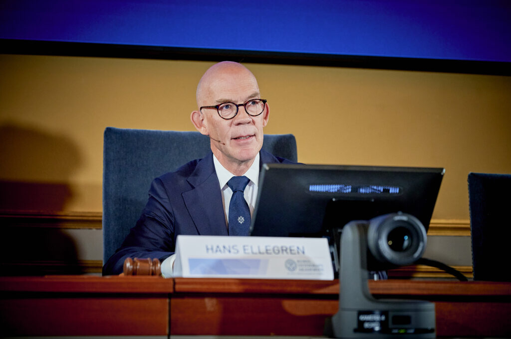 Hans Ellegren, Secretary General, The Royal Swedish Academy of Sciences