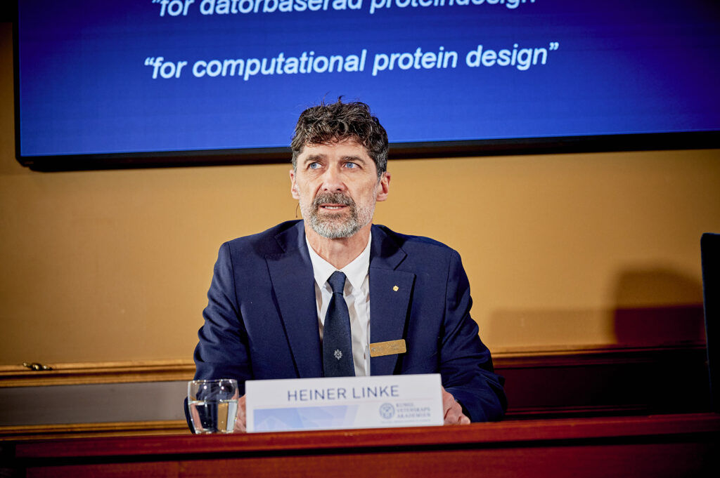 Heiner Linke, Chair of the Nobel Committee for Chemistry